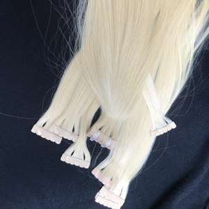 ผมต่อ100% สี613มินิเทปลอนผมตรงสไตล์ธรรมชาติสีธรรมชาติ - Product Image 6