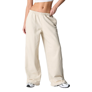 Custom 360 GSM <b>Women's</b> <b>Fleece</b> <b>Lined</b> Sweatpants Straight Leg Relaxed Fit Joggers Loose Sweat Pants for <b>Women</b> - Product Image 3