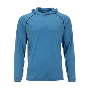 <b>Men's</b> Hooded Long Sleeve Camouflage Rash Guard Moisture Wicking Polyester Fishing Shirt All Seasons Slim Fit <b>Pullover</b> Top - Product Image 4