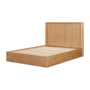 Minimalist Wooden Platform <b>Bed</b> Frame Solid Wood Bedroom Furniture Wholesale Custom Design OEM ODM Service - Product Image 1