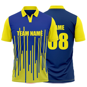 Quick Dry Polo Team Jersey Lightweight Interlock Polyester Fabric Professional Team Uniform High Quality Stitching - Product Image 4