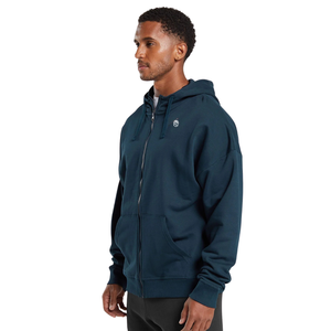 Sweat-shirt à capuche zippé surdimensionné pour homme, en molleton épais, coupe décontractée, style streetwear - Product Image 3