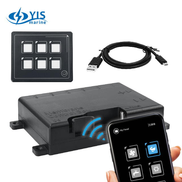 Marine Bluetooth-controlled Switch Panel with App Controlled