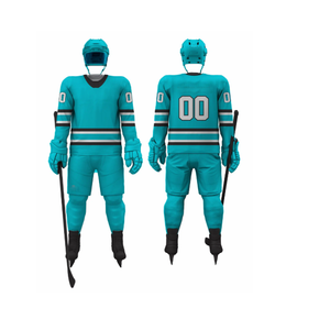 Maillot de hockey sur glace personnalisé, sublimé, respirant, vêtements de sport, fournisseur OEM ODM en gros, vêtements d'équipe personnalisés pour hommes et adultes - Product Image 5