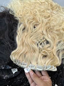 CdyHairVN Venta Off Hair Clip-in 100% Cabello crudo Sin enredos, Precio al por mayor Cabello de cutícula alineado humano para novia - Product Image 3