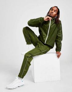 Survêtement homme en nylon réfléchissant pour l'automne, avec logo personnalisé, deux pièces, coupe-vent, veste et pantalon, léger, coupe-vent, respirant - Product Image 4