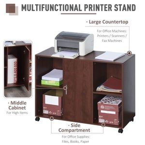 Armadio Portadocumenti/Mobiletto Marrone per Uso in Soggiorno - Product Image 6