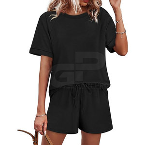 Elegante Conjunto de Shorts de Verano 2026 para Mujer, Traje Corto Casual de Dos Piezas con Top Moderno, Tela Transpirable y Diseño para Uso Diario - Product Image 4