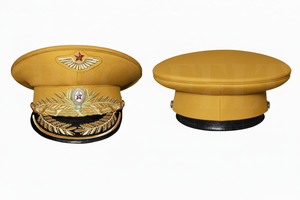 Apparel Accessories Uniform Custom Made Wool Comfortable Outdoor Breathable All Season Solid Color Embroidery Badge Peak <b>Caps</b> - Product Image 4