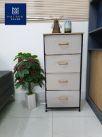 MA33 petite armoire de rangement pliable en tissu pour bijoux cosmétiques, OEM, prix d'usine personnalisé, stockage et organisation à domicile