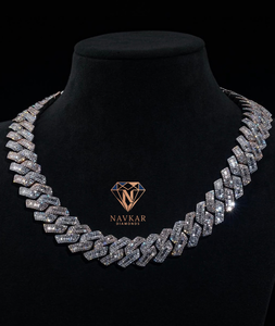 Hot Sale Moissanite Diamond Cuban <b>Chain</b> 925 Silver <b>Iced</b> <b>Out</b> VVS Hip Hop Cuban Link <b>Chain</b> for Men Women Jewelry Available For Sal - Product Image 1