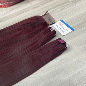 Extensiones de Cabello Humano Vietnamita Súper Doblemente Teñido, Liso Natural, de Alta Calidad, Sin Caída - Product Image 4