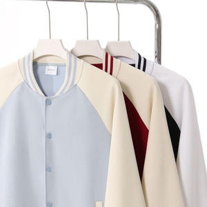Chaqueta universitaria de béisbol tipo bomber de algodón para hombre al por mayor, para deportes universitarios, abrigo de invierno para exteriores con decoración bordada - Product Image 6