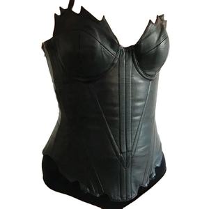 Vente en gros de corsets en dentelle et en cuir sexy de haute qualité pour femmes, avec string, corset en cuir véritable pour femmes - Product Image 2