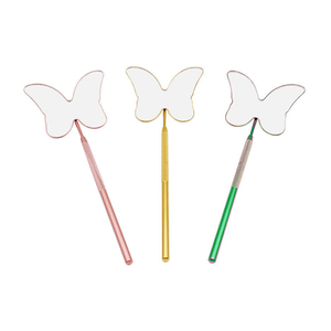 Large Square Half Moon Heart Shape Grafting Tools Eyelash Extension Inspection Check Lash <b>Mirror</b> Pocket Foldable 3X - Product Image 6