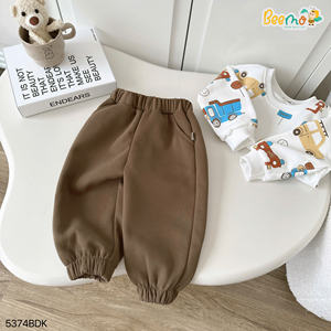 Vêtements d'hiver pour enfants, mode et chaleur, t-shirts à manches longues en coton décontractés pour garçons, imprimé voiture, ensembles de vêtements pour tout-petits - Product Image 6