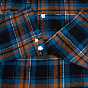 เสื้อเชิ้ตแขนยาวลายสก็อตผ้าแฟลนเนลสำหรับผู้ชาย - Product Image 5