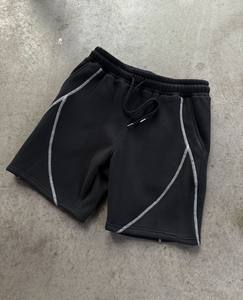 Pantalones cortos de baloncesto unisex de verano, sublimados, elásticos, con impresión DTG, 100% poliéster, con logo personalizado en la costura interior, ropa de gimnasio, pantalones cortos de malla para gimnasio. - Product Image 4