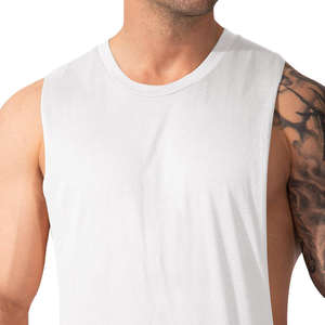 Camiseta sin mangas para hombre, nueva colección primavera-verano, estilo deportivo casual, color liso, para hombre musculoso - Product Image 6