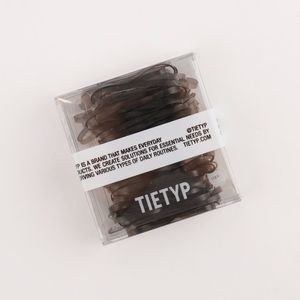 Élastiques à cheveux TIETYP, bandeaux en caoutchouc élastique, couleur unie, minimaliste, moderne, usage quotidien, pour femmes, emballage en carton, fabriqué en Corée - Product Image 5