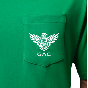 Mens Green 100% Cotton <b>Pocket</b> <b>T</b>-<b>Shirt</b> Crew Neck Short Sleeve Casual Oversized Blank Soft Comfortable Daily Basic Wholesale - Product Image 5