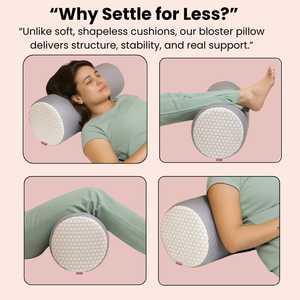 Vente en gros de traversin de yoga de forme ronde, coussin de méditation en mousse à mémoire de forme avec poignée de transport, dos tissé lavable en machine - Product Image 6