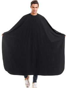 Cape de coiffure en polyester pour salon, 50x56 pouces, fermeture à boutons-pression, confortable, antistatique, accessoires professionnels pour barbier - Product Image 3