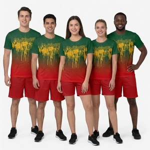 เสื้อฟุตบอลยูนิเซ็กซ์ ระบายอากาศได้ดี ซับเหงื่อ ไซส์ใหญ่ แขนสั้น ผลิตจากโพลีเอสเตอร์ 100% เหมาะสำหรับการฝึกซ้อม - Product Image 3