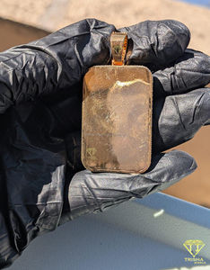 Pendentif de qualité supérieure « IVX KeneroX » plaqué or sur argent sterling 925, style hip-hop, bijoux de charme, vente en gros - Product Image 5