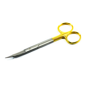 กรรไกรโกลด์แมนฟ็อกซ์คุณภาพสูง 3 ชิ้น แบบโค้ง TC ขนาด 13 ซม. สำหรับงานทันตกรรม ศัลยกรรม สัตวแพทย์ ตัดได้อย่างแม่นยำ รุ่นโปรแม็กซ์ - Product Image 5