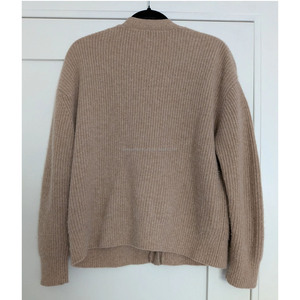Nouveau cardigan en tricot jacquard personnalisé OEM/ODM, laine/acrylique, col rond, simple boutonnage, anti-boulochage, séchage rapide, pull d'hiver pour homme - Product Image 2