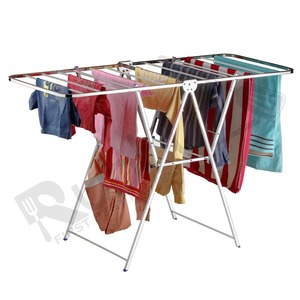 Séchoir à linge pliable en acier inoxydable mural, organisateur de buanderie, support de rangement pour vaisselle de cuisine - Product Image 3