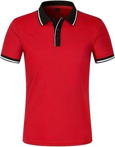 Chemises polo personnalisées en coton 100% OEM pour hommes, à séchage rapide, unies, pour le golf - Product Image 5