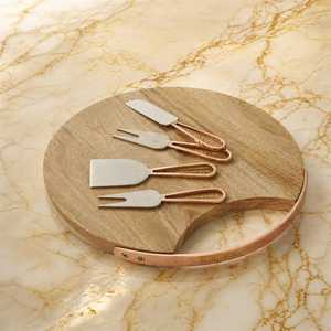 Luxury Kitchen Use High Quality Eco-Friendly Stainless Steel <b>Cheese</b> Knife <b>Set</b> with Mirror Polish and Portability - Product Image 3