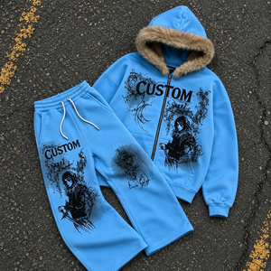 Wholesale Women's <b>Tracksuit</b> Sets <b>Velour</b> Matching Set Outfit with Custom Labels for Boutique Buyers Bulk - Product Image 3