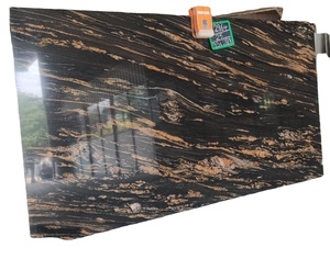 Modern Design Titanium Gold Granite Tile Polished Flamed Surface Finish for Kitchen <b>Bathroom</b> Outdoor Staircase Exterior <b>Bathroom</b> - Product Image 1