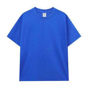 Camiseta de Manga Corta 100% Algodón, Cuello Redondo Personalizado, Ropa de Uso Diario para Hombre, Corte Regular, Gimnasio, Moda, Marca Estampada, 240g - Product Image 1