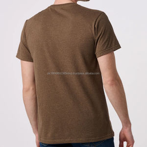 Camiseta de manga corta para hombre, camisetas de algodón de bambú, camiseta sostenible para hombre, camiseta de verano con cuello redondo, camiseta de jersey orgánico para hombre. - Product Image 6