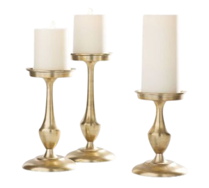 ขายส่งเชิงเทียนคุณภาพดีสำหรับตกแต่งบ้าน ขาตั้งเทียนเคลือบทอง ผลิตจากอลูมิเนียมหล่อ งานแฮนด์เมด รับสั่งทำตามแบบ - Product Image 4