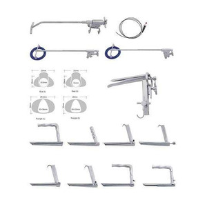 PISSCO Rigid Laryngology Endoscope Set Self Retaining Laryngoscope Set Side Viewing Laryngoscope <b>Instruments</b> Rigid Laryngoscope - Product Image 2