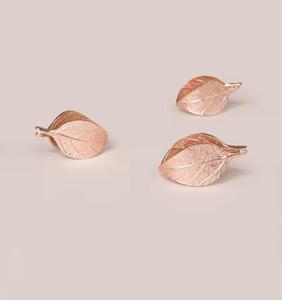 Leaf Shape Metal Napkin Rings 4.5cm Modern Design Wedding <b>Table</b> Decoration Accessory - Product Image 6