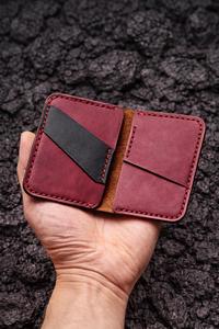Wholesale Custom Genuine Leather <b>Card</b> Holder Portable RFID Blocking Credit <b>Card</b> <b>Case</b> Luxury Mini Wallet LCH-0202 - Product Image 2