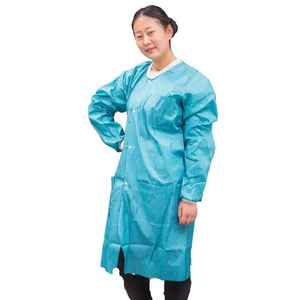 Bata de Hospital Blanca, Uniforme Médico de Protección para Doctores y Enfermeras, Impresa con Serigrafía, Listo para Enviar - Product Image 5