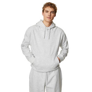 Sweat à capuche unisexe en jersey 240g, logo personnalisé brodé, imprimé 3D, style hip-hop, hiver, thermique, écologique, 100% coton - Product Image 2