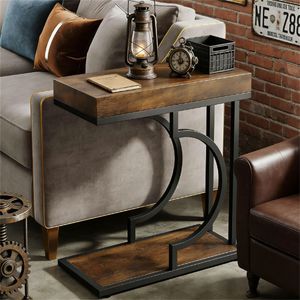 Narrow Edge Console <b>Table</b> for Coffee Tea or <b>Sofa</b> Versatile <b>Side</b> <b>Table</b> - Product Image 2