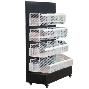 ชั้นวางสินค้าโลหะแบบด้านเดียว ADong ดีไซน์ทันสมัย ถอดประกอบได้ ชั้นวางแบบถอดได้ เคลือบผงรีไซเคิลได้ สำหรับร้านค้า ซูเปอร์มาร์เก็ต รับผลิตแบบ OEM - Product Image 1