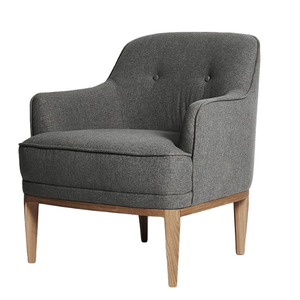 Chaise en teck avec assise en mousse, design simple et moderne pour hôtel ou maison, intérieur ou extérieur, robuste - Product Image 3