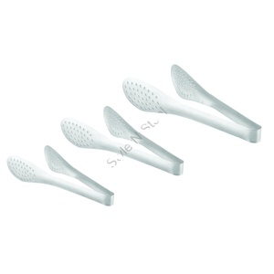 Premium Stainless Steel <b>Tong</b> with Stylish Classic Design and Convenient Hole Feature Durable Metal Tool - Product Image 1