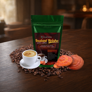 กาแฟผสมสารสกัดเห็ดหลินจือสำเร็จรูป 80 กรัม ปราศจากคาเฟอีน ผงเห็ดหลินจือ - Product Image 3