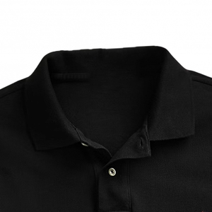 Custom Logo 200GSM Heavyweight 100% Cotton Stand <b>Collar</b> Polo <b>Shirt</b> for Men, Blank Golf Polo <b>T</b>-<b>shirts</b> - Product Image 2